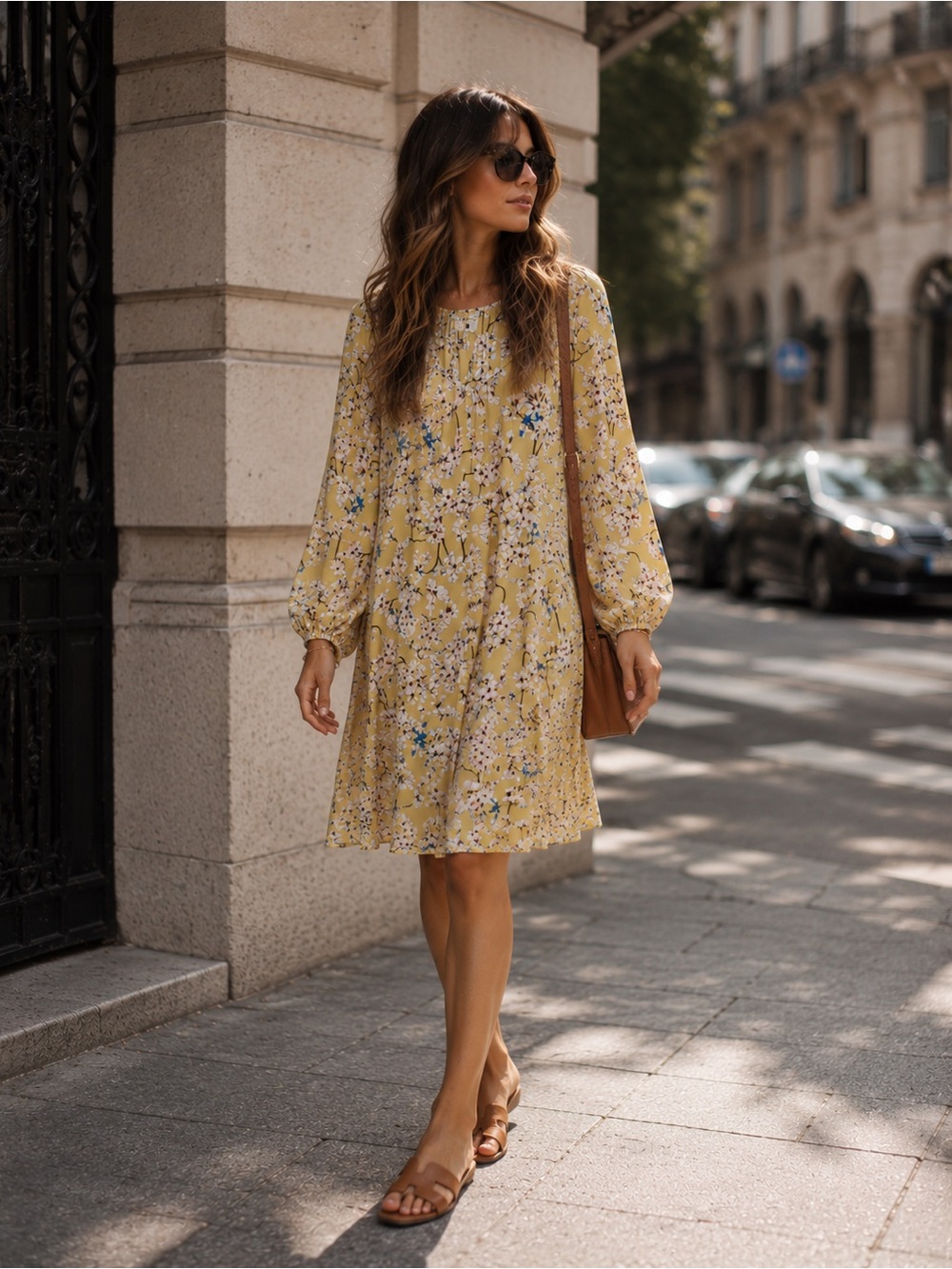 ANNA GLOVER x H&M floral dress